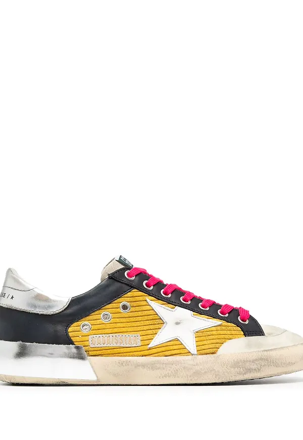 Golden Goose Superstar låga sneakers - Gul