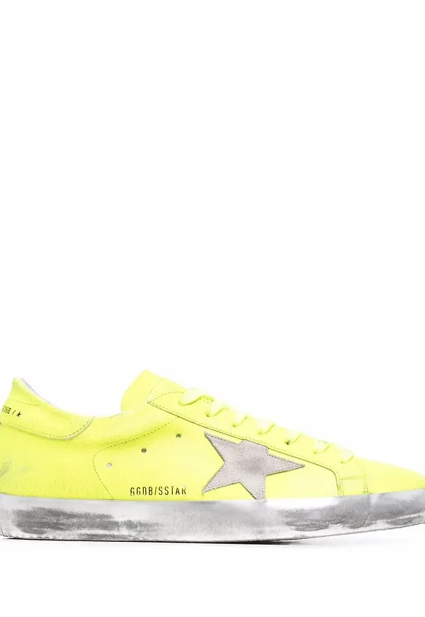 Golden Goose Superstar låga sneakers - Gul