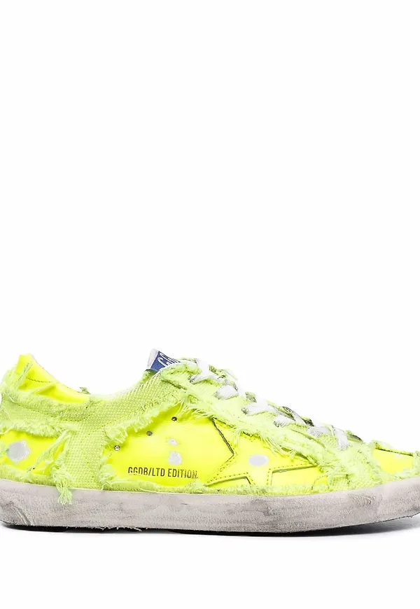 Golden Goose Superstar låga sneakers - Gul