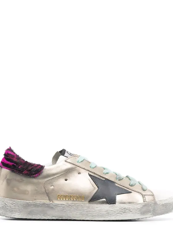 Golden Goose Superstar låga sneakers - Guldfärgad