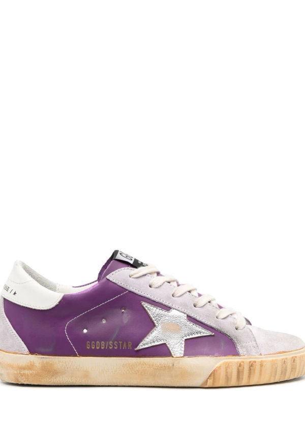 Golden Goose Superstar låga sneakers - Lila