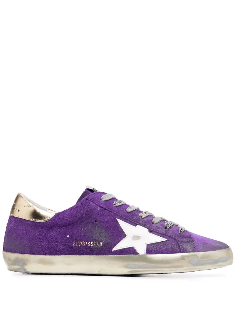 Golden Goose Superstar låga sneakers - Lila