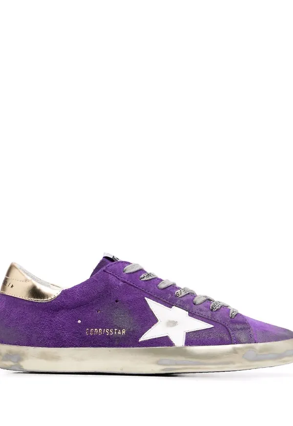 Golden Goose Superstar låga sneakers - Lila