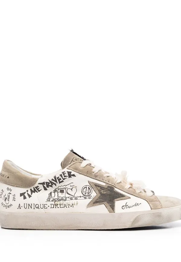 Golden Goose Superstar låga sneakers - Neutral