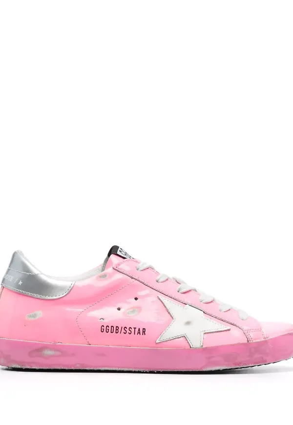 Golden Goose Superstar låga sneakers - Rosa