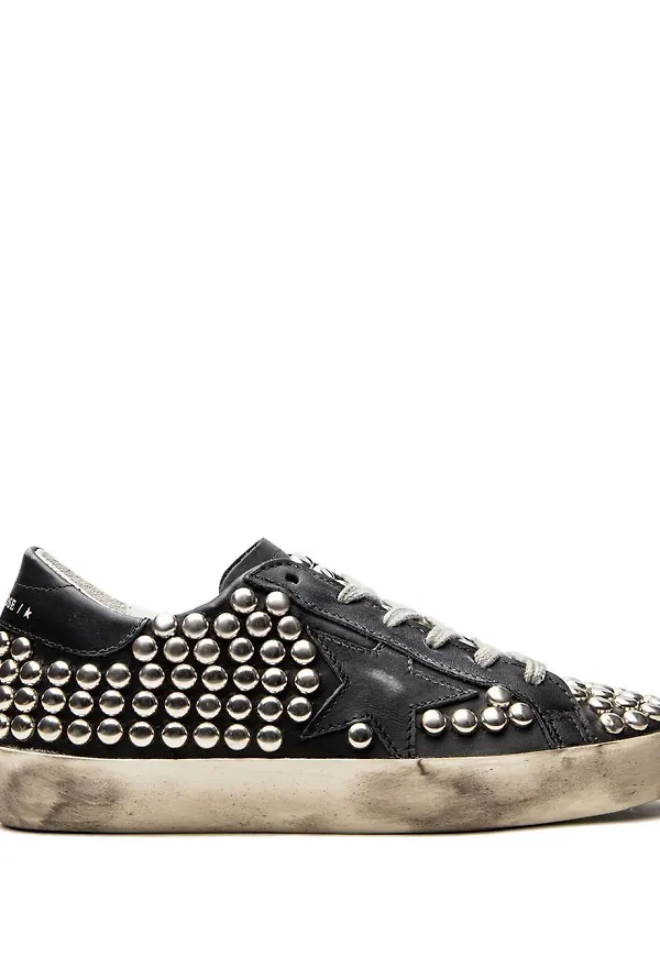 Golden Goose Superstar låga sneakers - Svart