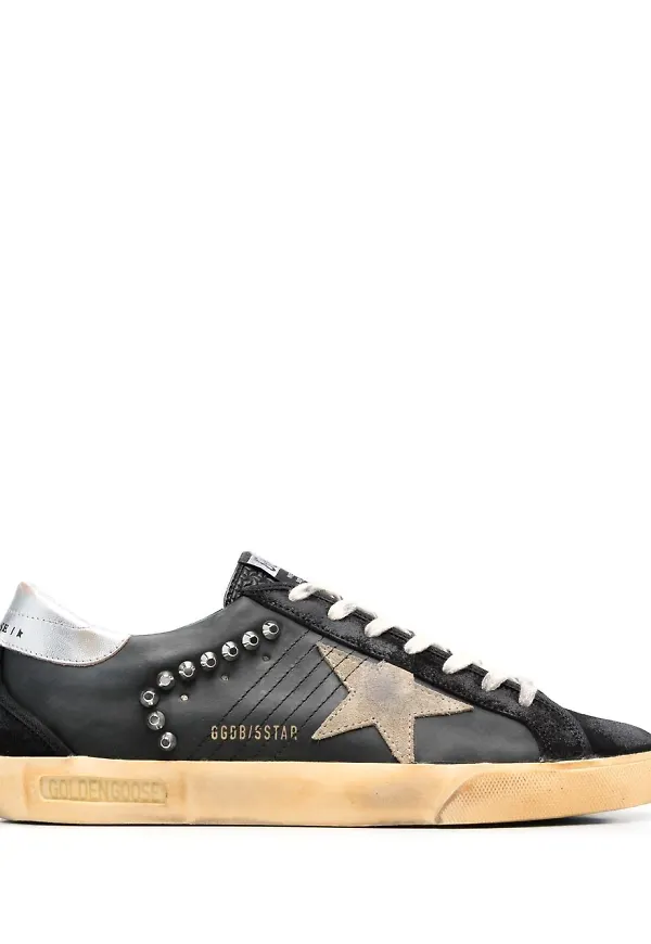 Golden Goose Superstar låga sneakers - Svart