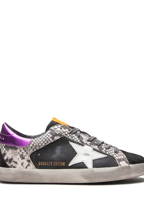 Golden Goose Superstar låga sneakers - Svart