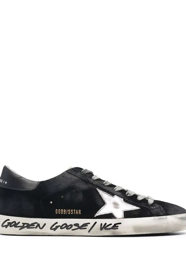 Golden Goose Superstar låga sneakers - Svart