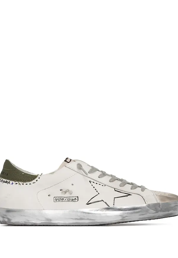 Golden Goose Superstar låga sneakers - Vit