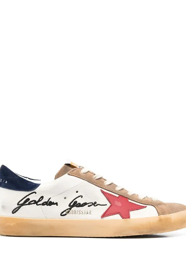 Golden Goose Superstar låga sneakers - Vit