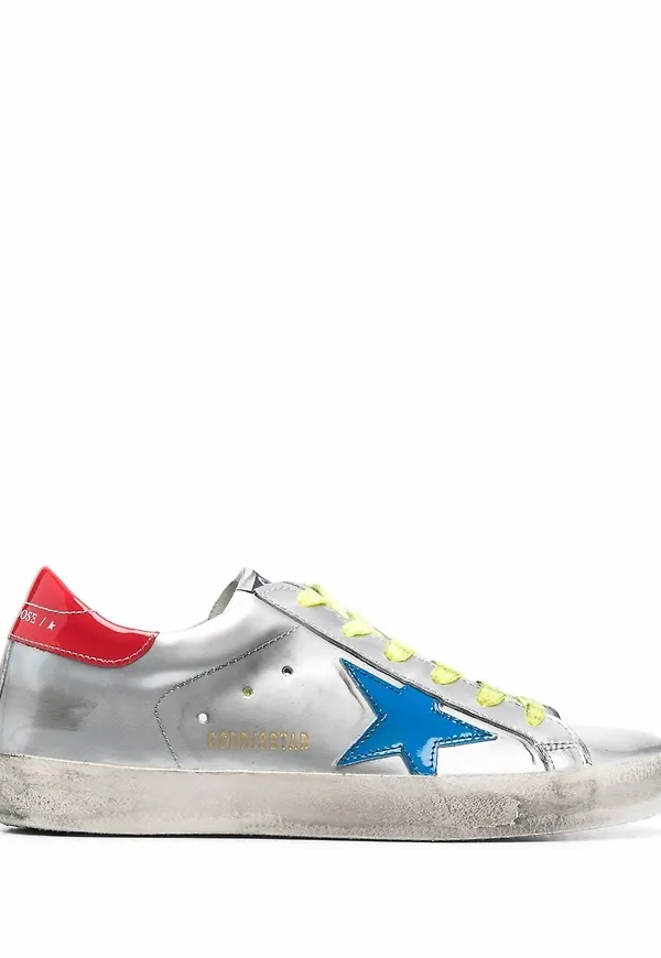 Golden Goose Superstar sneakers - Silverfärgad