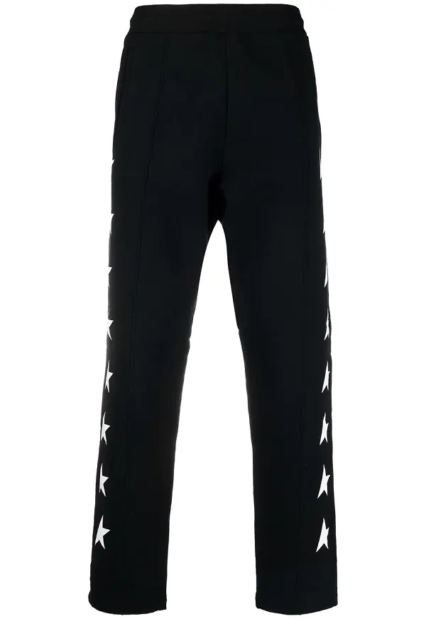 Golden Goose sweatpants med stjärnmotiv - Svart