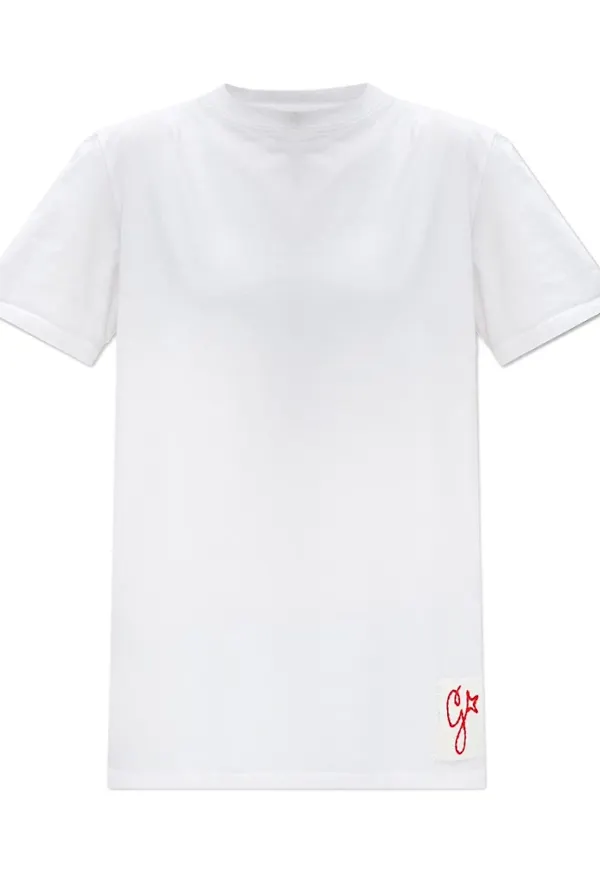 Golden Goose T-shirt Vit, Dam