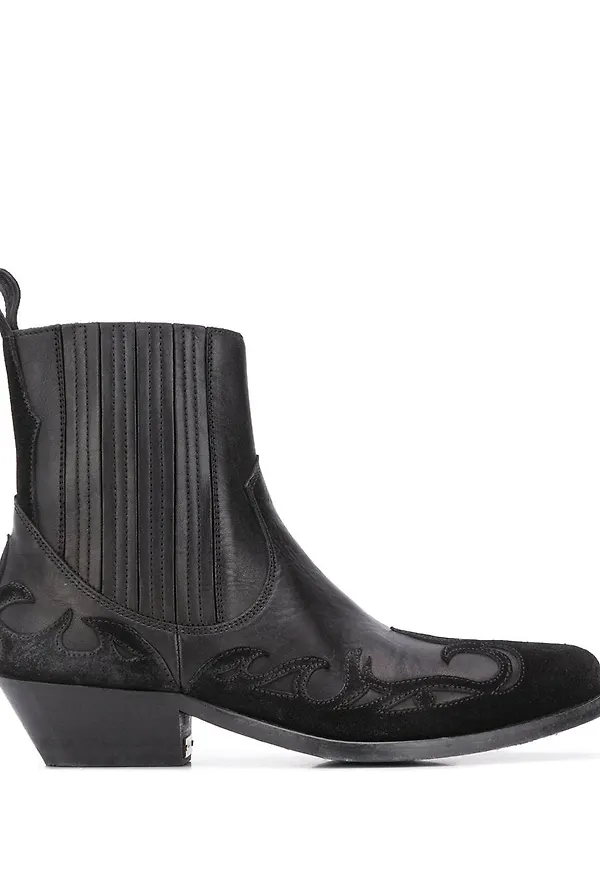 Golden Goose Texani stövlar - Svart