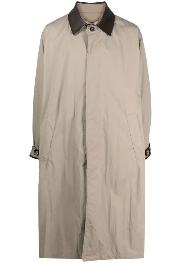 Golden Goose trenchcoat med knäppning - Grå