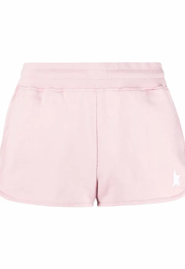Golden Goose träningsshorts med tryck - Rosa