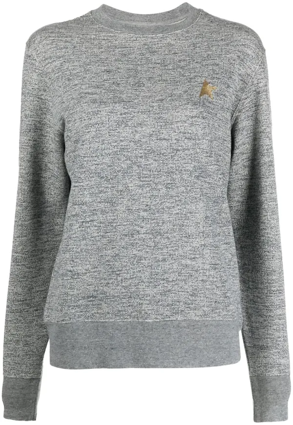 Golden Goose tröja med stjärntryck - Grå