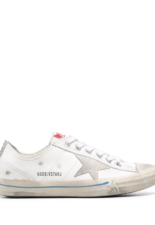 Golden Goose V-STAR2 låga sneakers - Vit