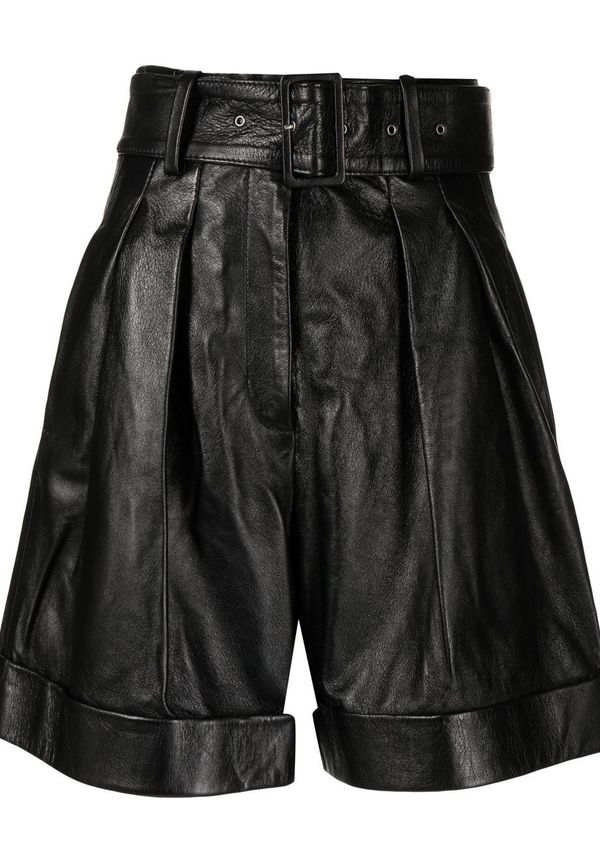 Golden Goose vida shorts med bälte - Svart