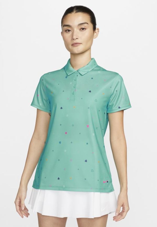 Golfpikétröja Nike Dri-FIT Victory med tryck för kvinnor - Grön