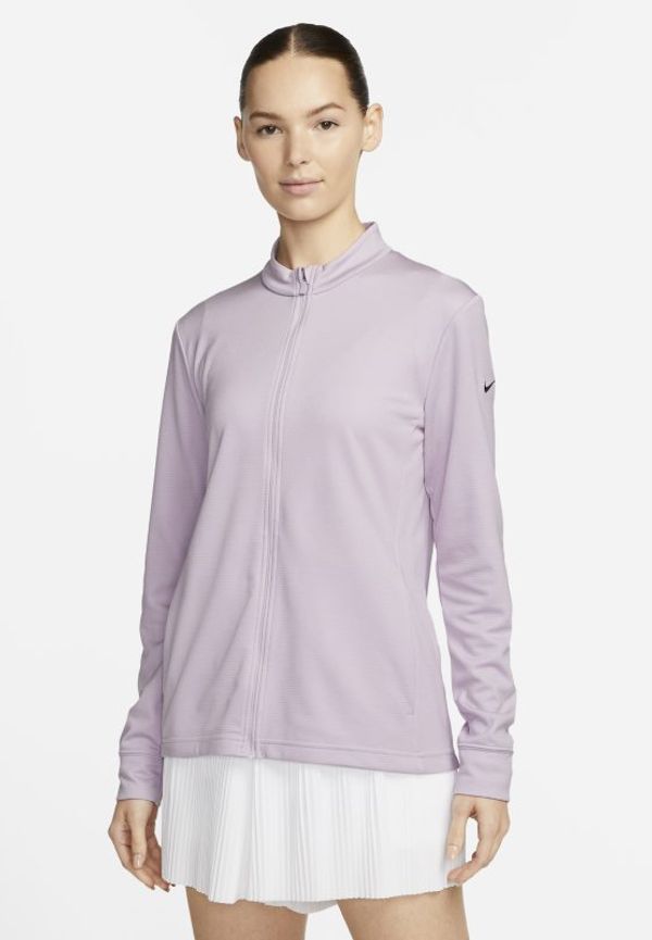 Golftröja Nike Dri-FIT UV Victory med dragkedja i fullängd för kvinnor - Lila