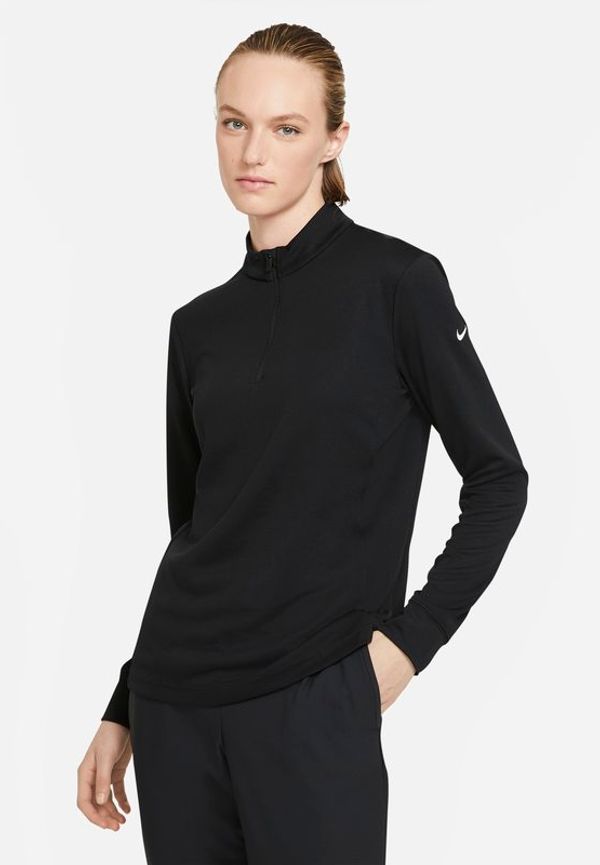 Golftröja Nike Dri-FIT UV Victory med halv dragkedja för kvinnor - Svart