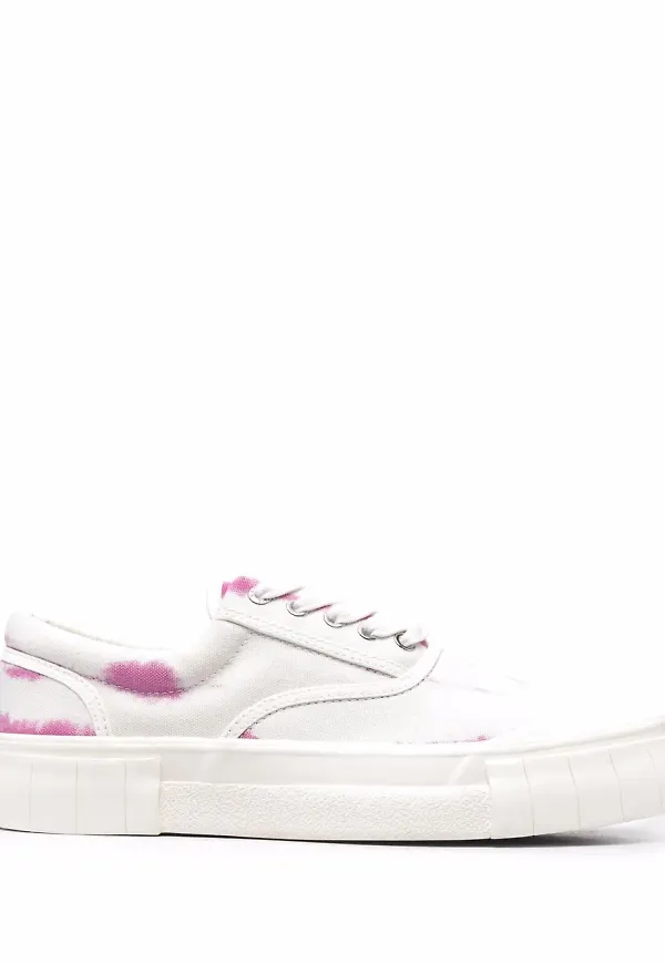 Good News Opal sneakers med batikmönstrat tryck - Vit