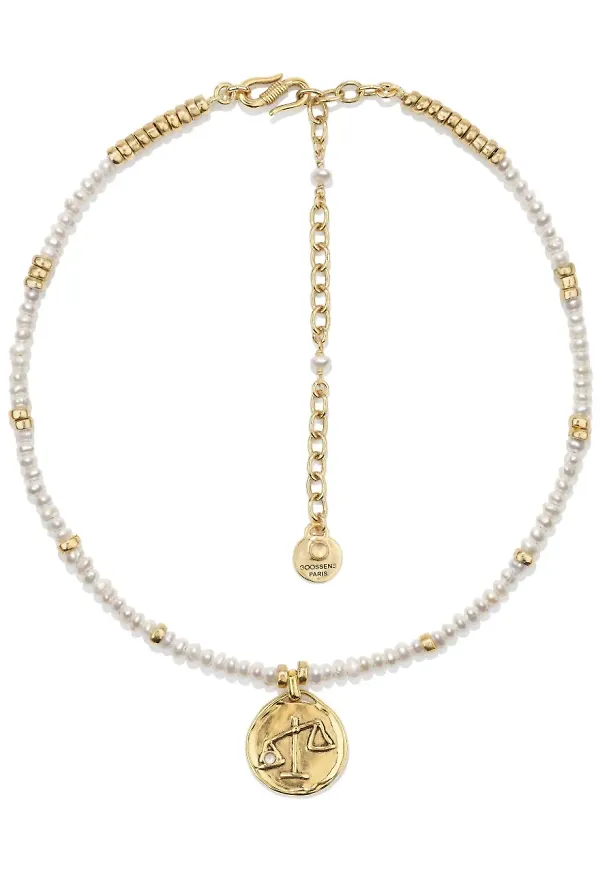 Goossens Astro Libra halsband - Guldfärgad