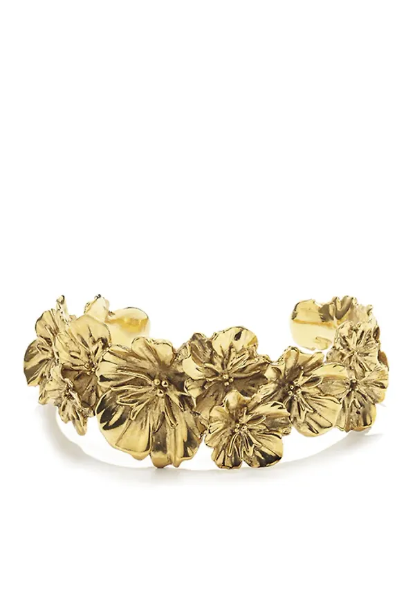 Goossens Fleur de Pavot armband - Guldfärgad
