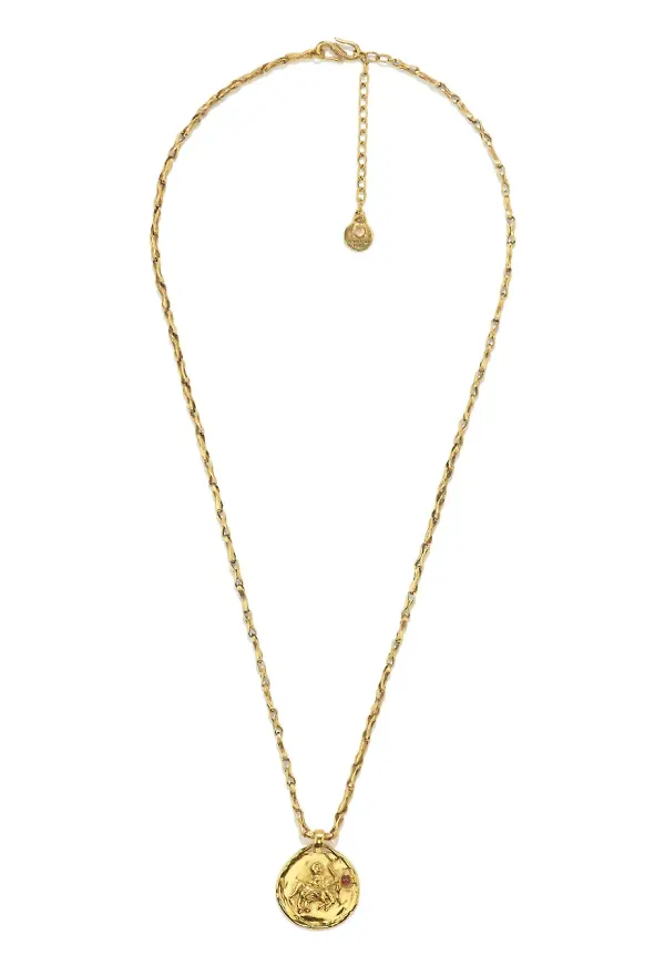 Goossens Talisman Astro Aquarius halsband - Guldfärgad