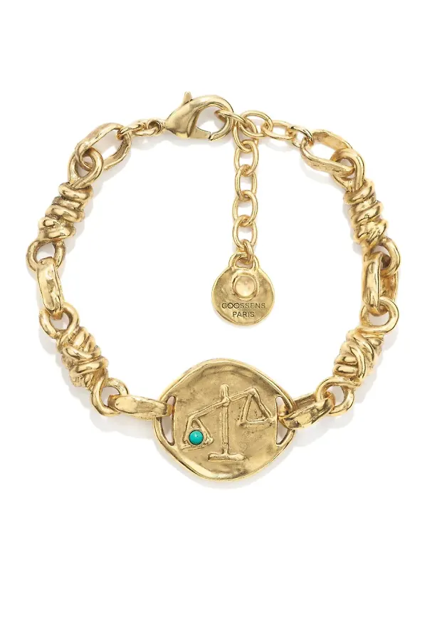 Goossens Talisman Astro Libra armband - Guldfärgad