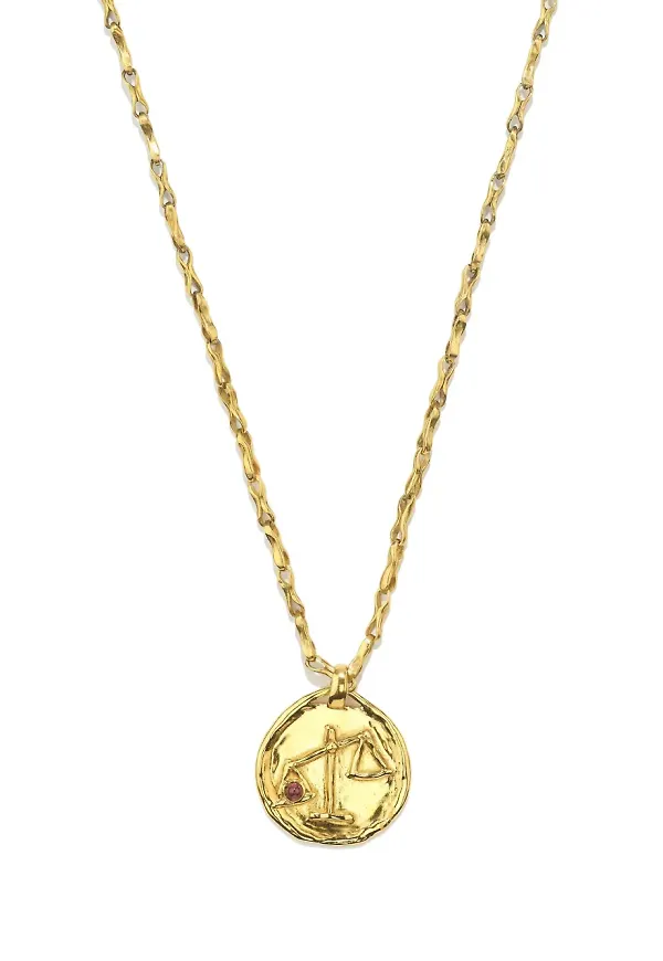 Goossens Talisman Astro Libra halsband - Guldfärgad
