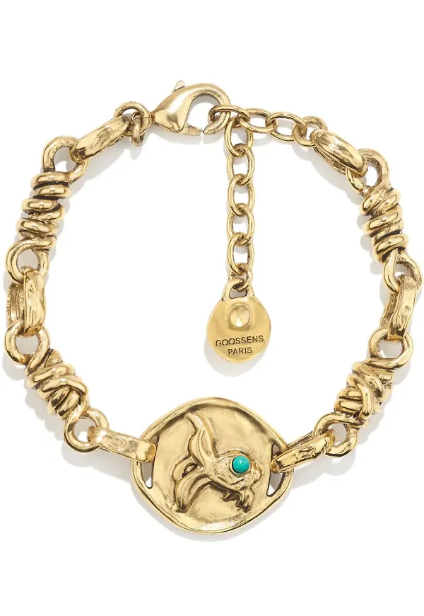 Goossens Talisman Astro Pisces armband - Guldfärgad
