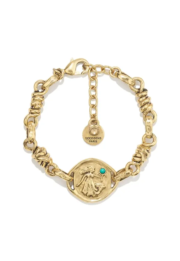 Goossens Talisman Astro Virgo armband - Guldfärgad
