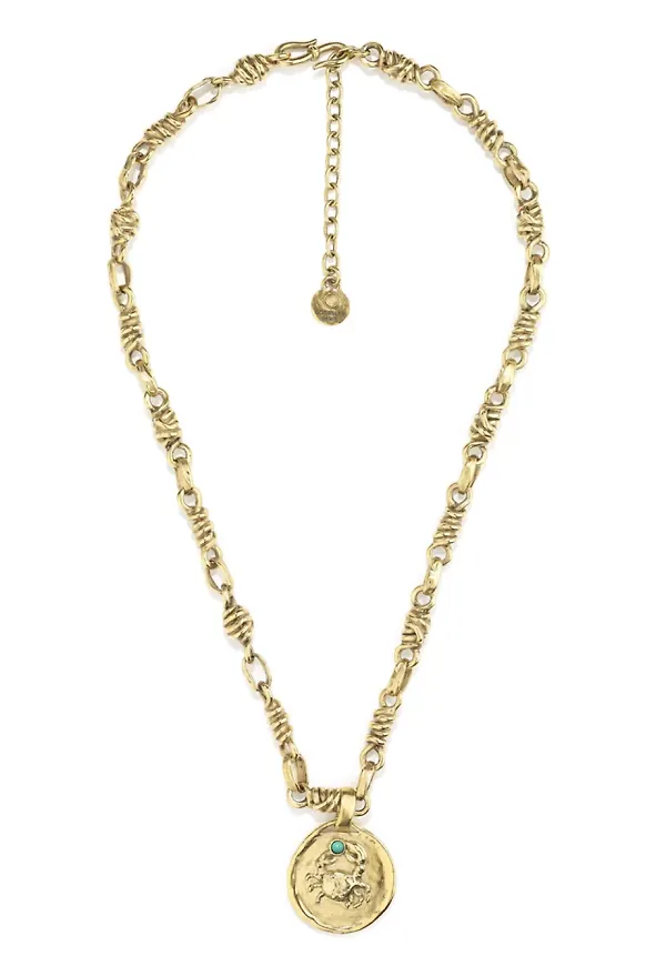 Goossens Talisman Cancer halsband - Guldfärgad
