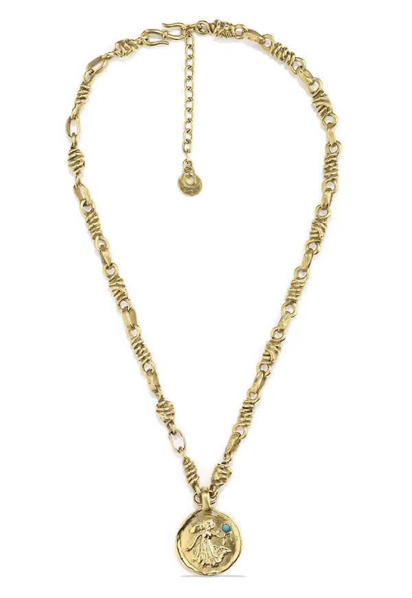 Goossens Talisman Virgo halsband - Guldfärgad