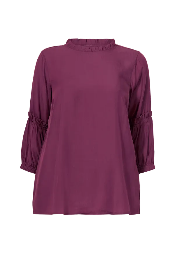 Gozzip - Blus Celina Blouse - Lila