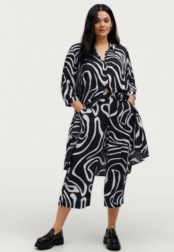 Gozzip - Byxor Margrethe Loose Pants - Svart