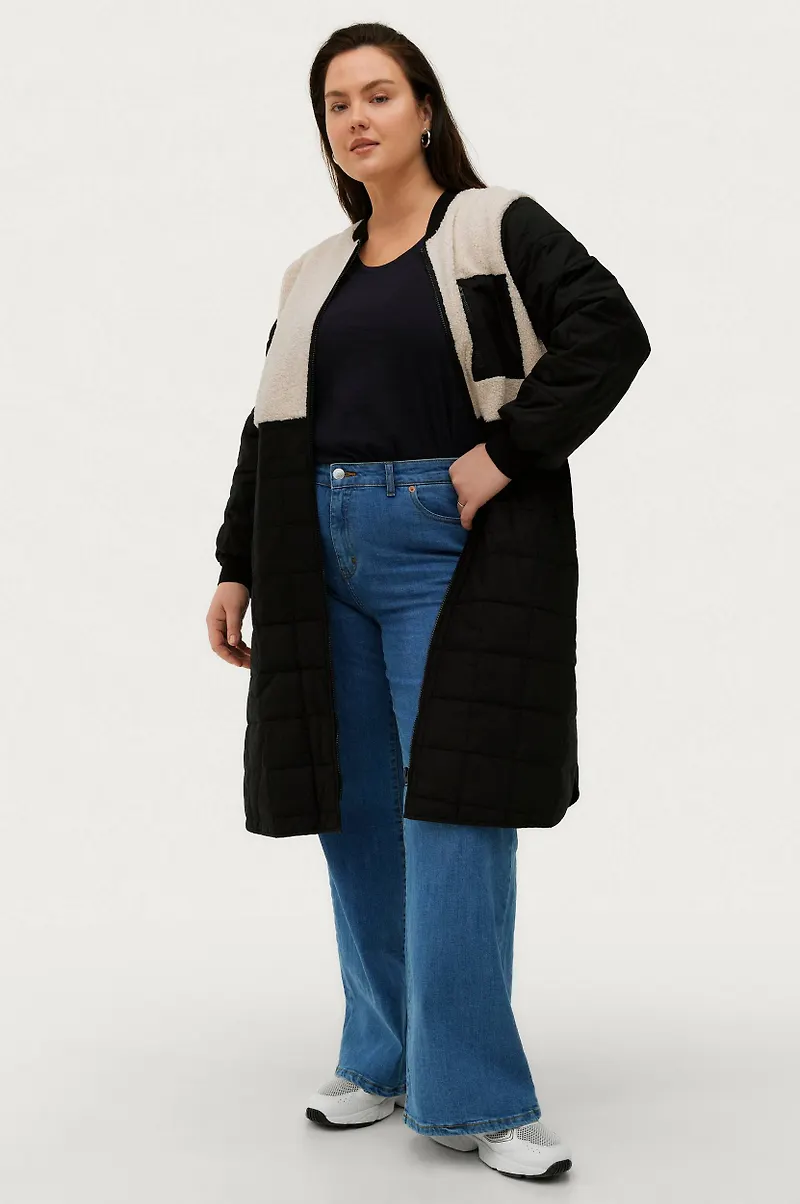 Gozzip - Kappa Berta Long Jacket - Svart