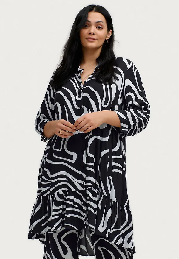 Gozzip - Tunika Edith Shirt Tunic - Svart