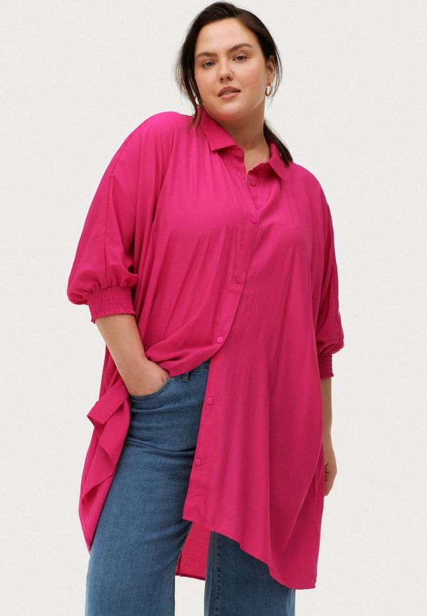 Gozzip - Tunika Gerda Oversize Shirt Tunic - Rosa