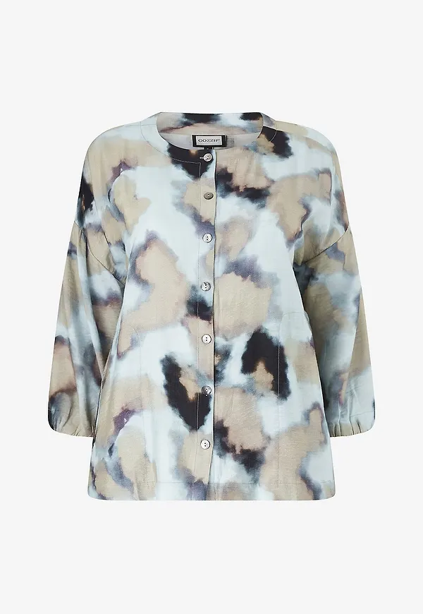 Gozzip - Blus gAnn-Mari Blouse - Blå