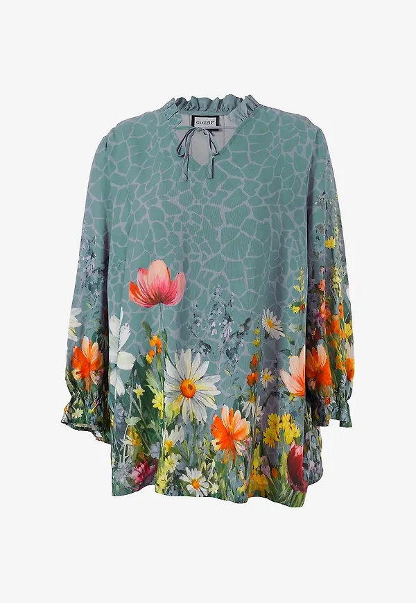 Gozzip - Blus gIma Blouse - Grön