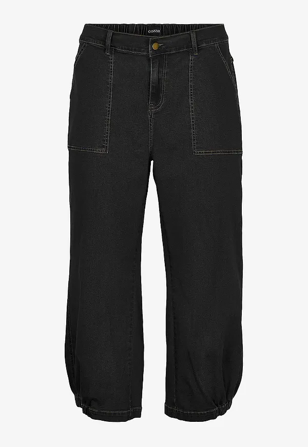 Gozzip - Jeans Clara Baggy pants - Svart