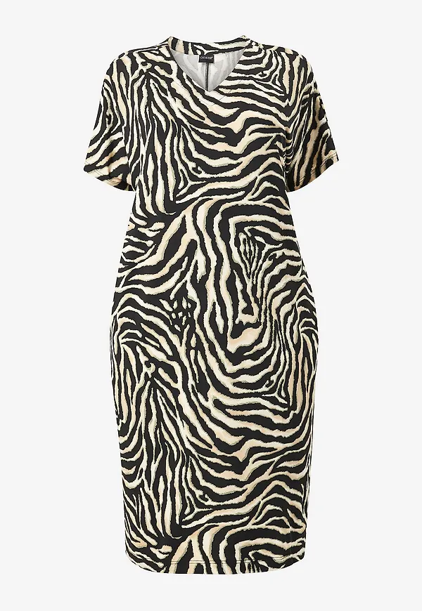 Gozzip - Klänning Andrine Oversize Dress - Svart