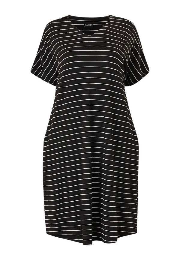 Gozzip - Klänning Jill Dress - Svart - 54/56