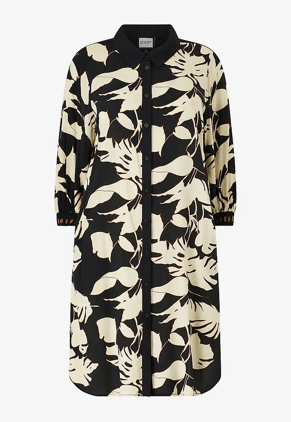 Gozzip - Skjortklänning gGila Shirt Dress - Svart