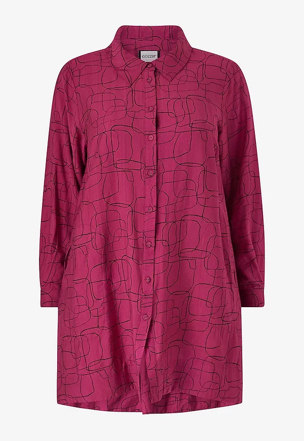 Gozzip - Tunika gArna Tunic Shirt - Röd