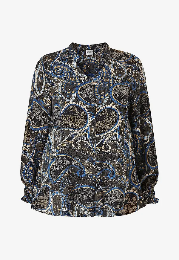 Gozzip - Blus gGhita Blouse Long Sleeve - Blå